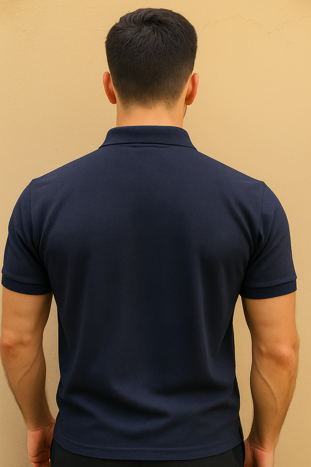 Light Blue & Dark Blue Polo (Pique)